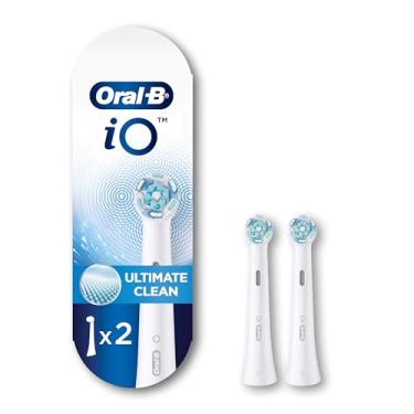 Imagem de Oral-B Cabeças de escova de substituição iO Ultimate Clean, brancas, 2 unidades
