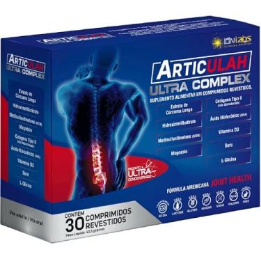 Imagem de Articulah Ultra Complex Colágeno Tipo 2 + Magnésio Quelato + Curcumina + Ácido Hialurônico + MSM + Boro + Vitamina D3 idNlabs 30 Comprimidos