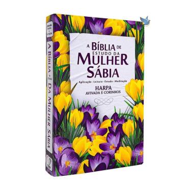 Imagem de Box Bíblia Estudo Da Mulher Sábia Capa Jardim Tulipas E