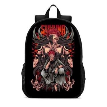 Imagem de Mochila Escolar Infanto Juvenil Anime Jujutsu Kaisen Sukuna Novidades 0455-Unissex