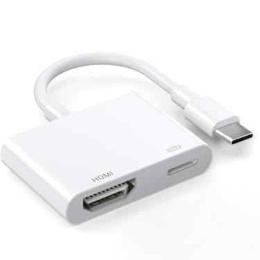 Imagem de Adaptador USB-C para HDMI certificado Apple MFi 4K@60Hz para iPhone 17 16 15 MacBook Pro Air iPad Pro, cabo digital AV HDMI 2.0 compatível com Samsung Galaxy S25 S24