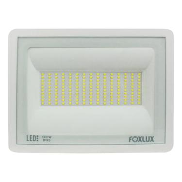 Imagem de Refletor de LED Foxlux – 150 W – 6500 K – Luz branca – Bivolt – Proteção IP65 – Driver Embutido – Refletor Direcionável – Luz brilhante – Uso externo