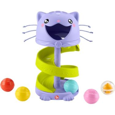 Imagem de Fisher-Price, Brinquedo para Bebês Gatinho Bolinhas Rolando, A partir de 9 meses