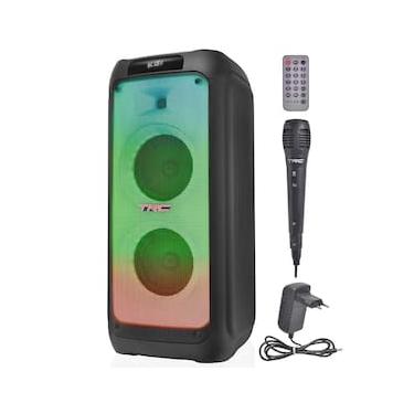 Imagem de Caixa de Som Amplificada TRC X1500 com Bluetooth, Rádio FM, Função Karaokê e Iluminação de LED – 1500W