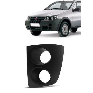 Imagem de Grade Para-Choque Palio Adventure 04 A 08 Com Milha Preto Le - G. Comp