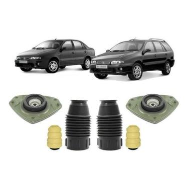 Imagem de 2 Kit Batente Coxim Dianteiro Fiat Marea 1999 2000 2001 2002 - Qualyki