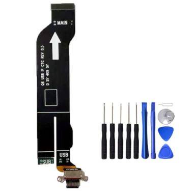 Imagem de UPONEW Para Samsung Galaxy Z Fold 6 2024 Porta de carregamento USB Dock Connector Board Flex Peça de substituição com ferramenta de abertura 11 peças