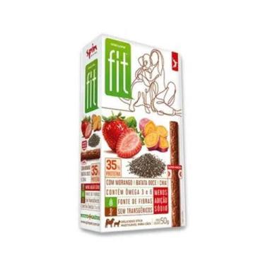 Imagem de Petisco Spin Pet Onebyone Gourmet Fit Stick Morango Batata Doce e Chia