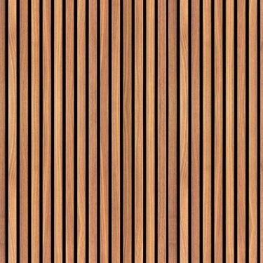 Imagem de Papel De Parede Adesivo Madeira Ripado com Tons Preto Autocolante Dive