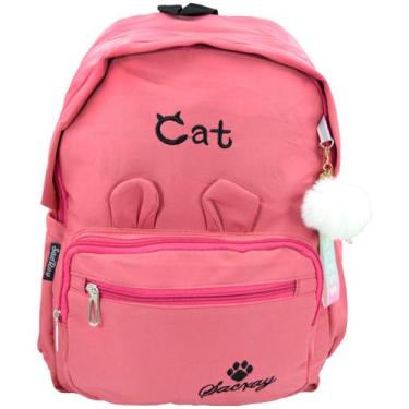 Imagem de Mochila Infantil Cat Escolar Passeio Casual Bolsa Notebook - House Org