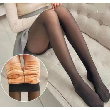 Imagem de Meia Calça Térmica Forrada Inverno Moda Feminina Peluciada - On.Shop