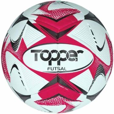 Imagem de Bola Topper Slick Tech Fusion Colorful Futsal, Único, Vermelho