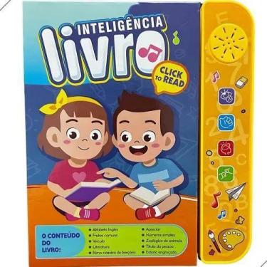 Imagem de Brinquedo Livro Eletrônico Infantil Inteligente Didático Português/Ing