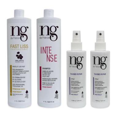 Imagem de Ng De France Fast Liss Redutor de Volume Vegano + 2 Un. Spray Thermo P