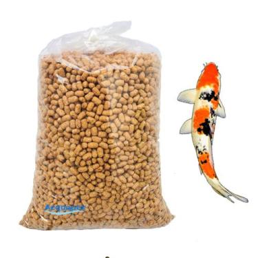 Imagem de Ração Grossa para Peixes, Carpas Kinguios CK3 Polinutri 500g - Polinut