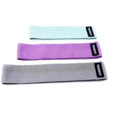 Imagem de Hip Band Elástico Extensor Kit 3 Intensidades Yangfit 
