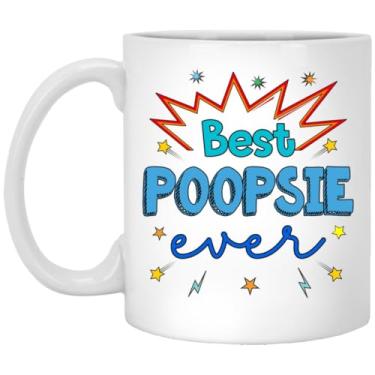 Imagem de GordonDesign Caneca Best Poopsie Ever, caneca de café Poopsie, presentes de aniversário para Poopsie, homens, marido, presente de Dia dos Pais para Poopsie, presentes de Poopsie, melhores presentes de