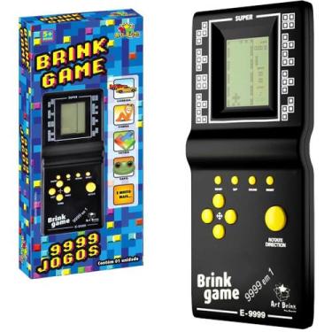 Imagem de Console Brick Game 9999 In 1 Jogo Tetris Arkanoid Serpente - Art Brink