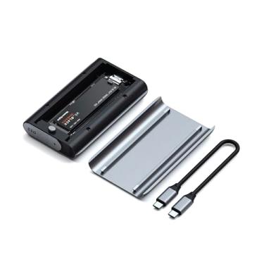 Imagem de Satechi Gabinete M.2 - Gabinete Nvme Ssd - Suporta Usb4, 40 Gbps, Até 16 Tb, Gabinete de Alumínio com Pino de Silicone, Caixa de Policarbonato e Acabamento Usap Ssd para Tamanhos 2280/2260/2242/2230Mm