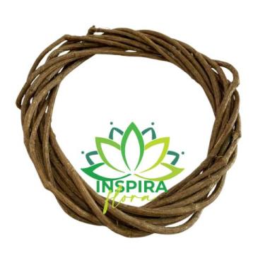 Imagem de Guirlanda Decoração Cipó Vime Redonda Tamanho P 30 Cm - Inspira Flora