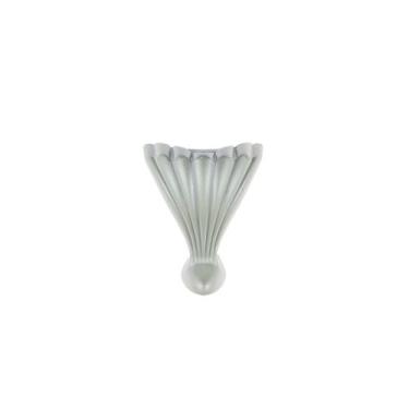 Imagem de Kit 4 Pezinho Metal Concha Grande Decoração Sereia Caixas Mdf Bandeja 