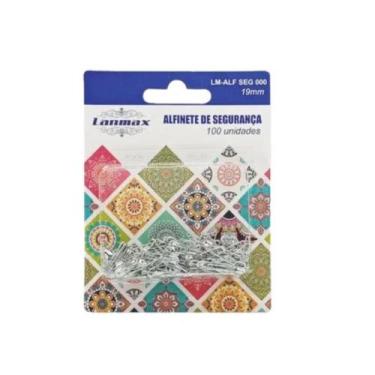 Imagem de Alfinete De Segurança Patchwork Costura Scrapbook 19mm 100un - Lanmax