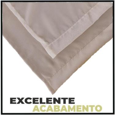 Imagem de Cortina Veneza Sala Quarto 7,00x2,50 Apartamento voal marrom - Bravin 