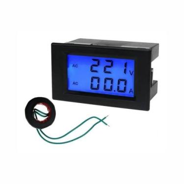 Imagem de Voltimetro Ac Até 300vac E Amperímetro 0 - 100a + Tc Digital - Tomzn, 