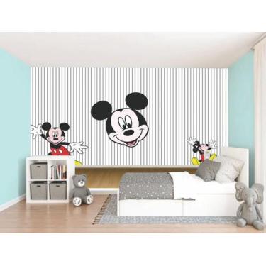 Imagem de Papel de Parede Infantil  mickey  (folha med. 90x300 cm) - Decor Atitu