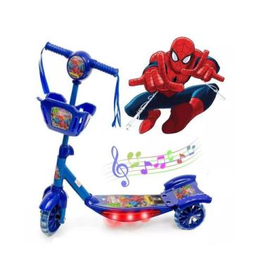 Imagem de Patinete 3 rodas homem aranha disney 380101 - ESM