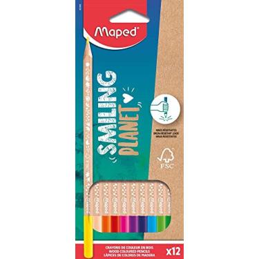 Imagem de Lápis de Cor Smiling Planet, 12 Cores, Maped