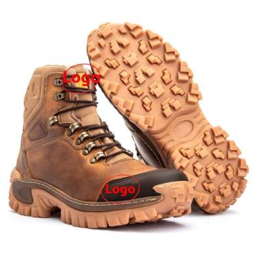 Imagem de Bota Coturno Masculino Cat Hex Hi Utility Com palmilha gel e bico PVC,