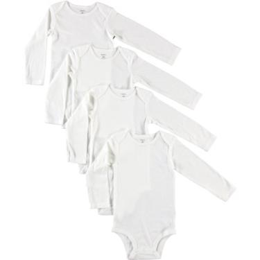 Imagem de Carter's Unisex Baby 4-Pack L/S Bodysuits