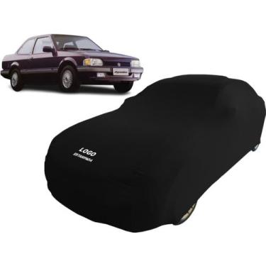 Imagem de Capa Para Carro Personalizada Com Logo Volkswagen Apollo - Mz, Preta