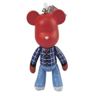 Imagem de Chaveiro Popobe Camisa Xadrez Azul Vermelho