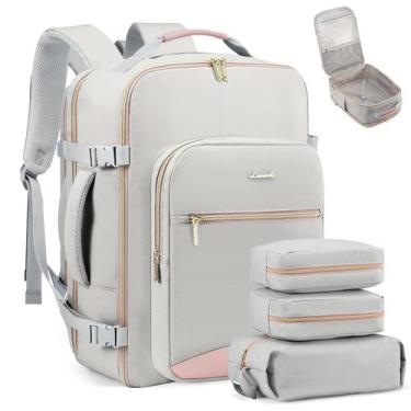 Imagem de Mochila de viagem LOVEVOOK Carry on 40L impermeável para laptop de 17 
