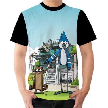 Imagem de Camiseta Camisa Ads  Apenas um Show Cartoon Network Mordecai e Rigby 3