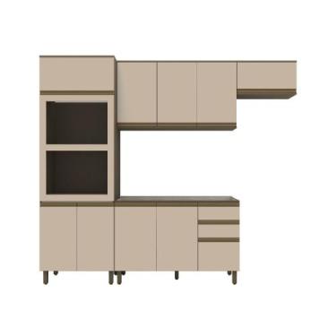 Imagem de Cozinha Modulada 4 Peças 10 Portas 2 Gavetas Sem Tampo Connect Henn, D