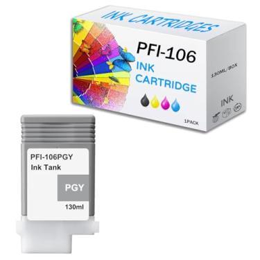 Imagem de Conjunto de cartuchos de tinta de 12 cores PFI-106 130 ml, reposição remanufaturada para tanques de tinta Canon PFI106, funciona com impressora iPF-6400 iPF-6400S iPF-6410 iPF-6450 iPF-6460 iPF-6410s,