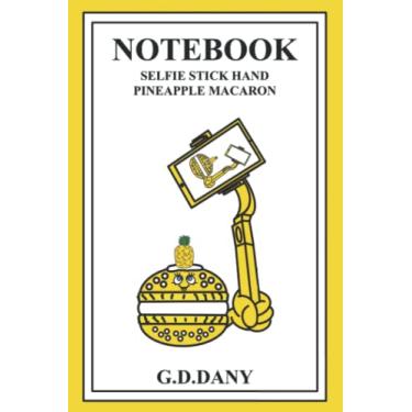 Imagem de NOTEBOOK SELFIE STICK HAND PINEAPPLE MACARON