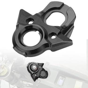 Imagem de SMOTRCC Capa de interruptor de ignição de alumínio CNC Sur Ron compatível com Surron Light Bee S X LBX Segway X160 X260, peças elétricas para bicicleta suja (preto)