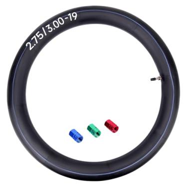 Imagem de AWSZH Tubo interno 70/100-19 2,75/3,00-19 Compatível com CRF 125FB 150F 250R 450R KX 100 250 500 KLX 125B 140L TTR125L FX450 TC100 125 250R Dirt Bike Pit Bibi Tubo para motocicleta off-road kes (1