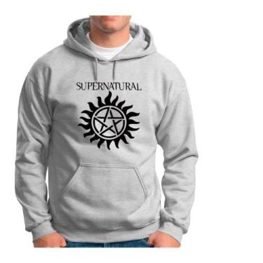 Imagem de Moletom Com Capuz e Bolso Personalizado Supernatural - Kesdey confecco