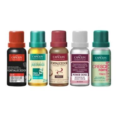 Imagem de kit  tonicos  Capicilin fortalecedor 20ml +power dose repositor de mas