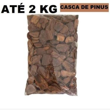 Imagem de 3kg Casca de Pinus Decorativa para Jardim e Vasos Decorativos. - SITIO