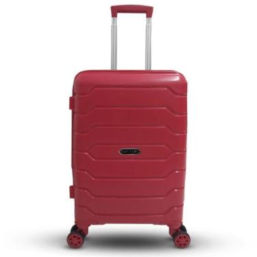 Imagem de Mala De Viagem Bordo Polipropileno Cadeado FLAT Rodas 360 - Sonatta, V