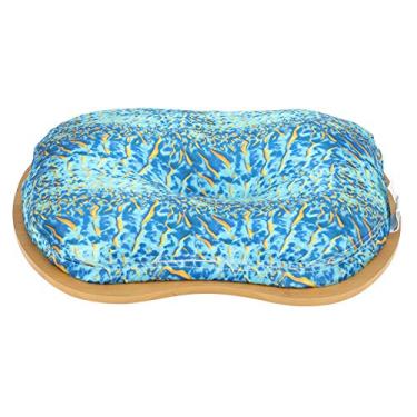 Imagem de MUNEFE Mesa de colo para laptop, mesa de colo portátil com almofada de travesseiro, mesa de colo para tablet para estudantes de escritório em casa usam como suporte para laptop (Verde)