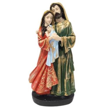 Imagem de Escultura Decorativa Com Base - Sagrada Familia - Decoração de Mesa pa
