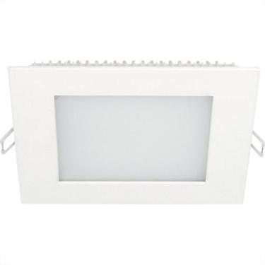 Imagem de Luminaria Led Plafon Taschibra Embutir Quadrado 06W 3000K 12Cm