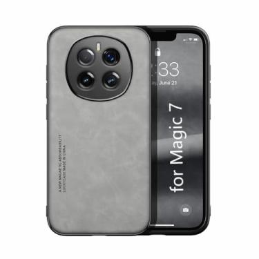 Imagem de Kepuch Silklike Capa para Honor Magic 7 - Case Placa de Metal Embutida - Cinza
